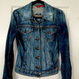 Flattering Denim Jacket by Guess Jeans, Size M